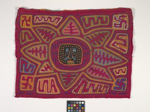 Skjortepanel (Mola) (foto) af Kuna Indian Culture