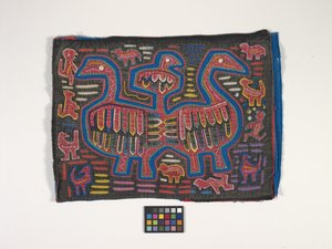 Skjortepanel (Mola) (foto) af Kuna Indian Culture