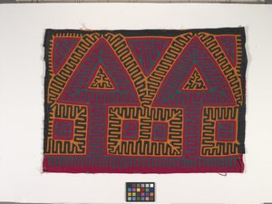 Skjortepanel (Mola) (foto) af Kuna Indian Culture