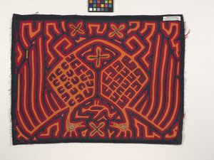 Skjortepanel (Mola) (foto) af Kuna Indian Culture
