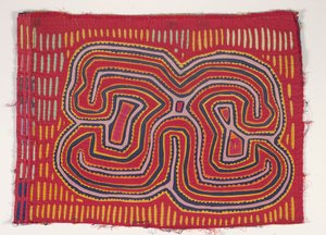 Skjortepanel (mola), ca. 1950 (påført bomuld)
