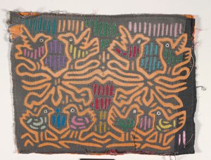 Skjortepanel (mola), ca. 1950 (påført bomuld)