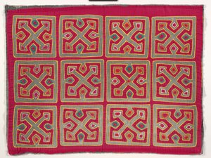 Skjortepanel (mola), ca. 1950 (påført bomuld)