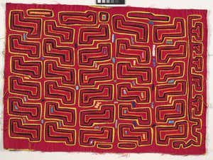 Skjortepanel (mola), ca. 1950 (påført bomuld)