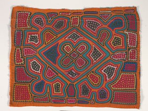 Skjortepanel (mola), ca. 1950 (påført bomuld) af Kuna Indian Culture