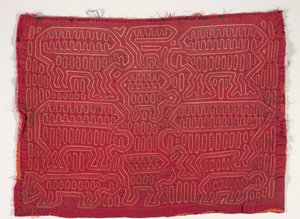 Skjortepanel (mola), ca. 1950 (påført bomuld)