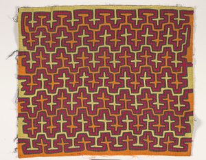 Skjortepanel (mola), ca. 1950 (påført bomuld) af Kuna Indian Culture