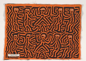 Skjortepanel (mola), ca. 1950 (påført bomuld) af Kuna Indian Culture