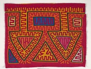 Skjortepanel (mola), ca. 1950 (påført bomuld)