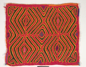 Skjortepanel (mola), ca. 1950 (påført bomuld)