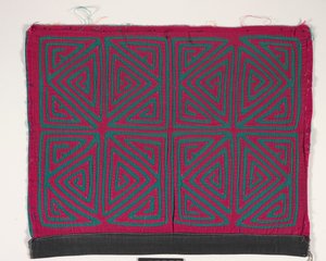 Skjortepanel (mola), ca. 1950 (påført bomuld) af Kuna Indian Culture