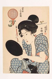Den populære type, fra serien Tosei sanjuni so De moderne 32 typer, 1821-1822. af Kunisada
