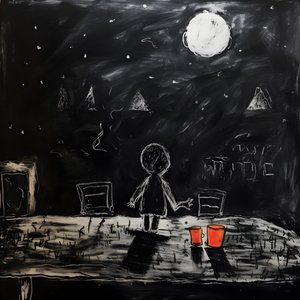 Et billede tegnet af et 3-årigt barn 3