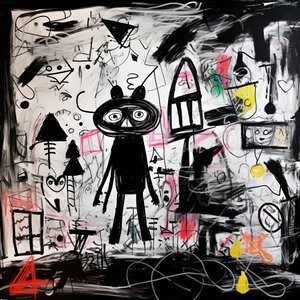 Et billede tegnet af et 3-årigt barn 4
