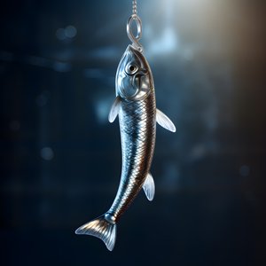 En snoek, en type fisk, blev fanget på en fiskeline 3