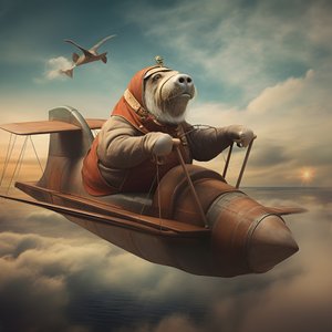 En hvalros flyver et fly 1