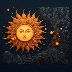 Sol og måne 3 af Kurt Heppke