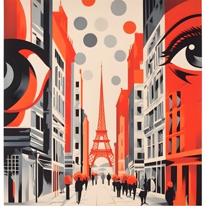Reklameplakat, Paris, Frankrig 4