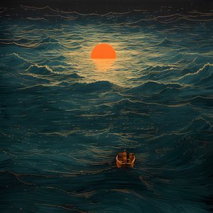 To både gled lydløst gennem blækvandet mod den hvirvlende Charybdis, fuldmånen det eneste lys i Nordsøens tomme verden. 4
