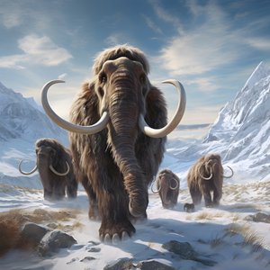 woolie mammutbesætning i tundraen 2