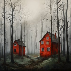 to røde huse i skoven 1