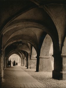 Goritz - Arkader på markedspladsen, 1931 af Kurt Hielscher