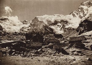 Italien: Monte Rosa (s/h foto) af Kurt Hielscher
