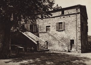 Italien: Predappio, Hertugens fødested (s/h foto) af Kurt Hielscher
