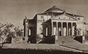 Italien: Vicenza, Villa Rotonda (s/h foto) af Kurt Hielscher
