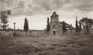 Spanien: "Min Gud, hvor er de døde ensomme," Becquer (s/h-billede) af Kurt Hielscher