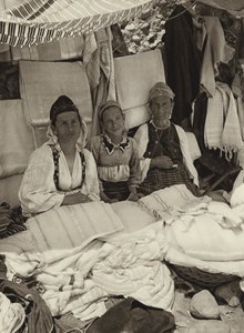 Jugoslavien: Marked i Prizren (s/h-billede)