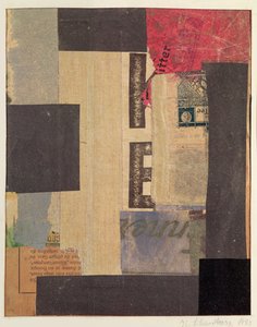 Collage, 1923 af Kurt Schwitters