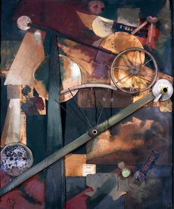 "Composition pour dames" (Konstruktion noble for kvinder) af Kurt Schwitters