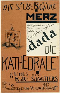 Forside til "Die Kathedrale" af Kurt Schwitters, udgivet ca. 1920 af Kurt Schwitters