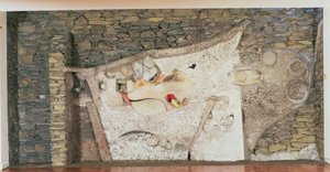 "Merzbarn" Vægrelief af Kurt Schwitters