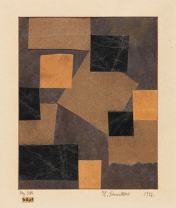 Mz 386 Hoepf Merz design, 1922. af Kurt Schwitters