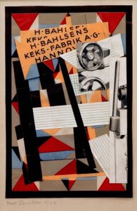 Uden titel (H.Bahlsens kiksefabrik A.G.) af Kurt Schwitters