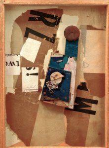 Unavngivet (Merz) af Kurt Schwitters