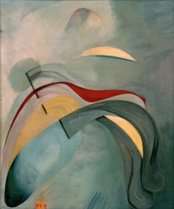 Rød streg (1) af Kurt Schwitters