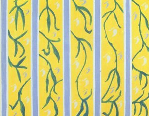 Wallpaper Vines, 2004 (akryl på lærred) af Kurtis L. Miller