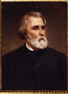 ""Portræt af Ivan Sergeievitch Tourgueniev (Turgenev af Kyrill Antonovitch Gorbunov