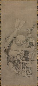 Hotei med Daoistiske udødelige: Hotei