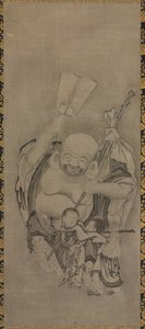 Hotei med daoistiske udødelige: Hotei, ca. 1575-1600.
