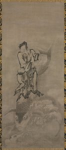 Hotei med Daoist Immortals, slutningen af 1600-tallet-begyndelsen af 1700-tallet.