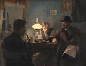 Et besøg på et skomagerværksted af Laurits Andersen Ring