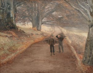 Gangsti ved Herlufsholm, Sjælland af Laurits Andersen Ring