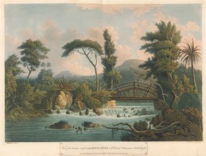 Cabaritta-floden, fra Six Views in the Island of Jamaica, litografi af I. Merigot af L. (after) Belanger
