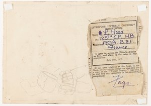 Indsendelse til en aviskonkurrenceredaktør, 1917 af L. Hogg