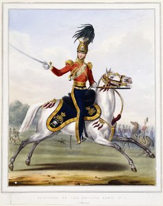 En officer af den 17. Lancer til hest, 1833-1836 af L. and Eschauzier Mansion