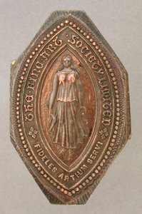 Company Seal of the Fine Art Society (bronze)
